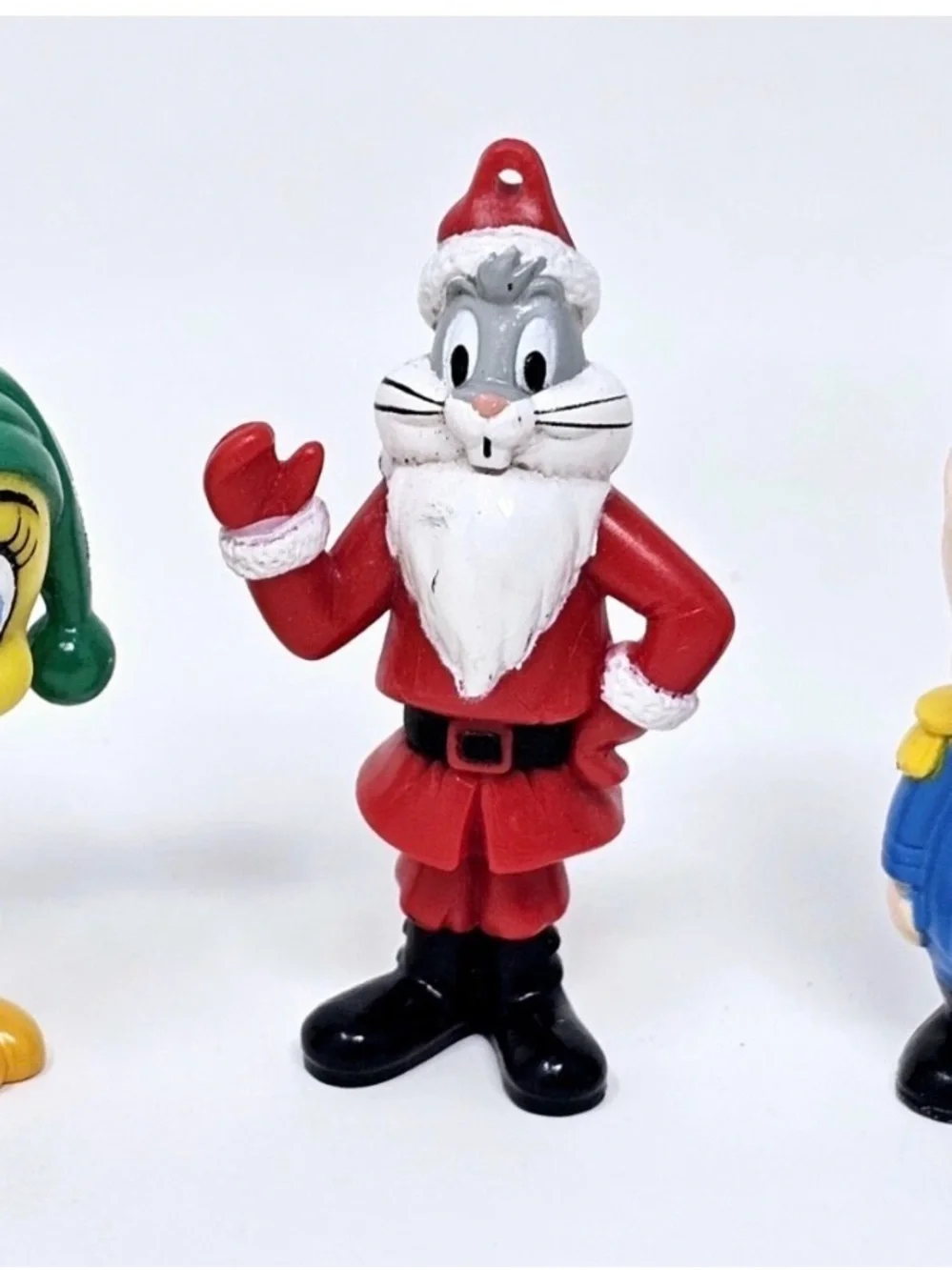 VTG 1989 Christmas Tweety and Sylvester Holiday Toy Figurine Set -